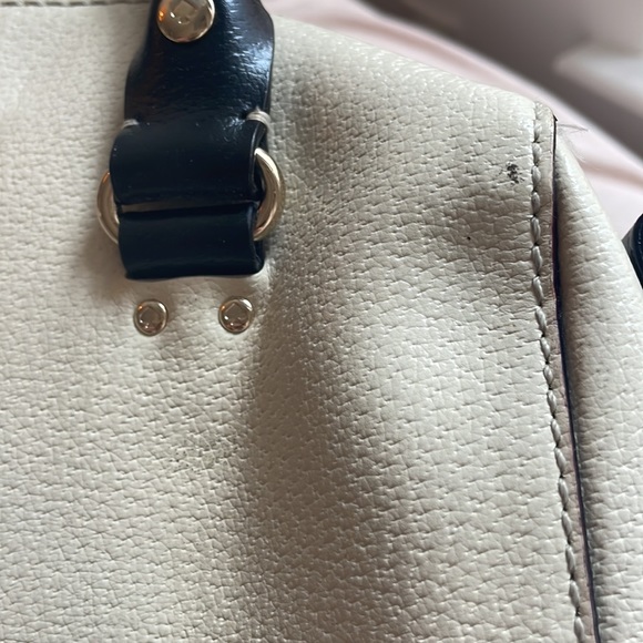 Kate Spade off white and black crossbody purse - Picture 7 of 9